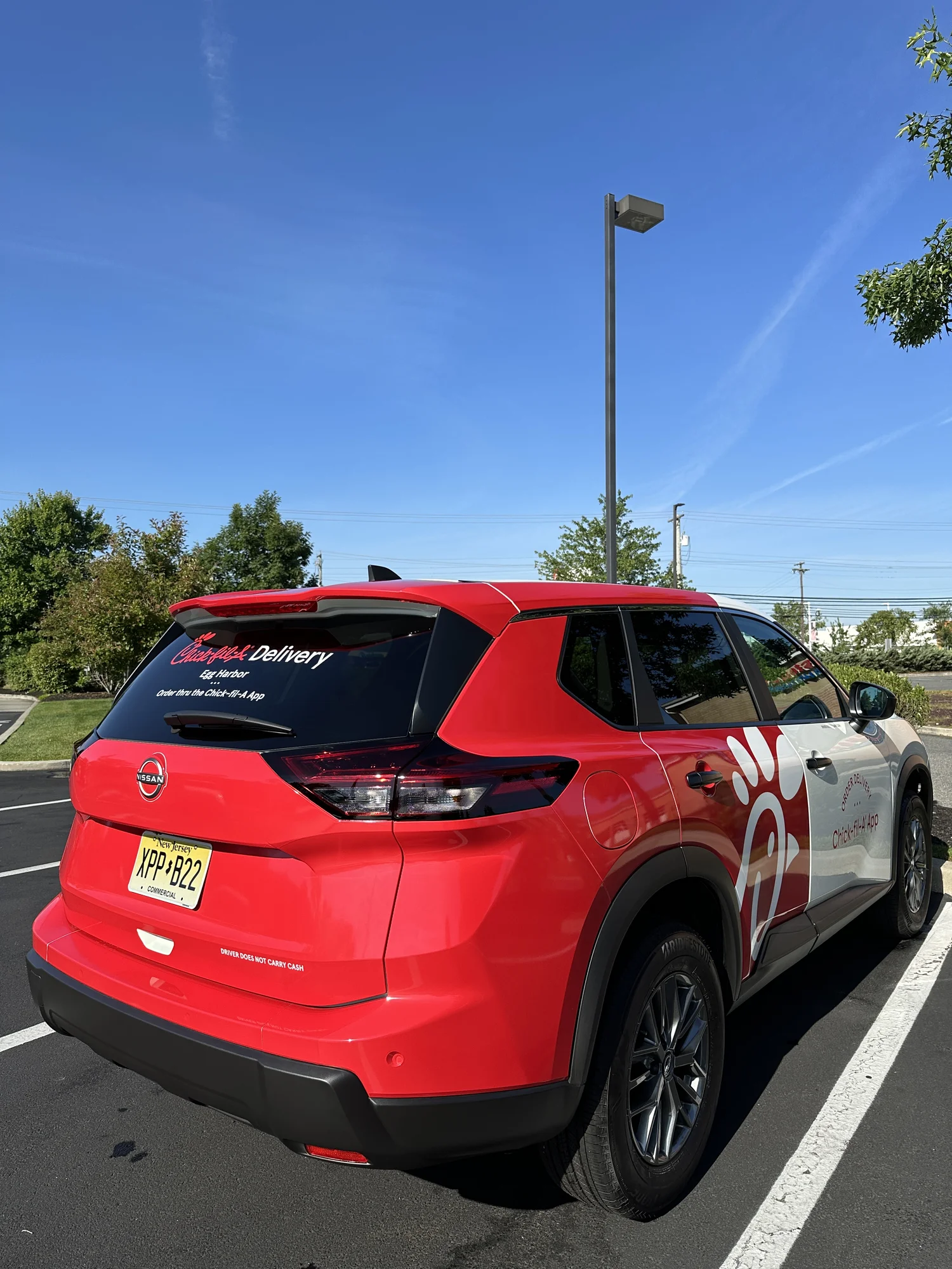 Red car detail